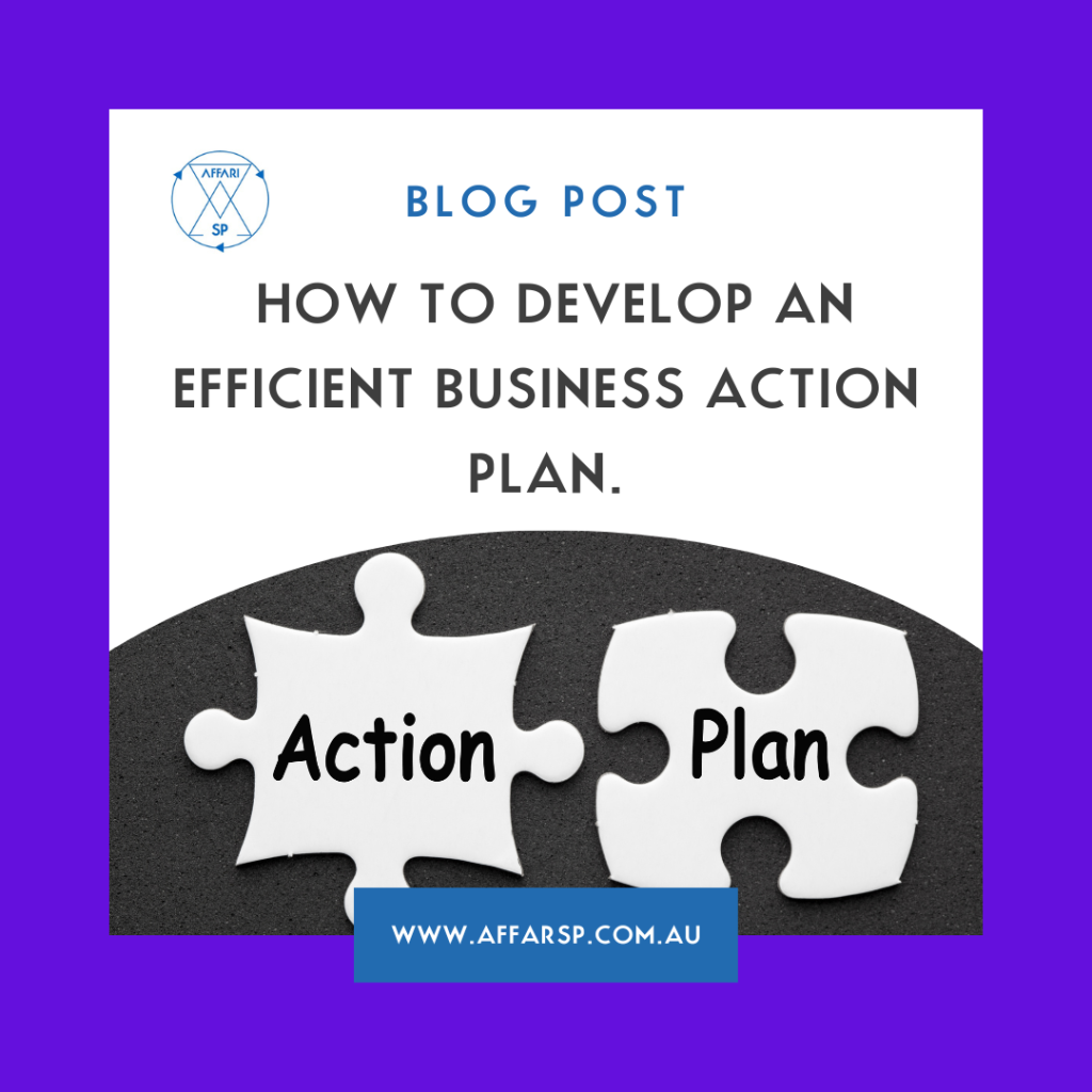 How to develop an efficient action plan