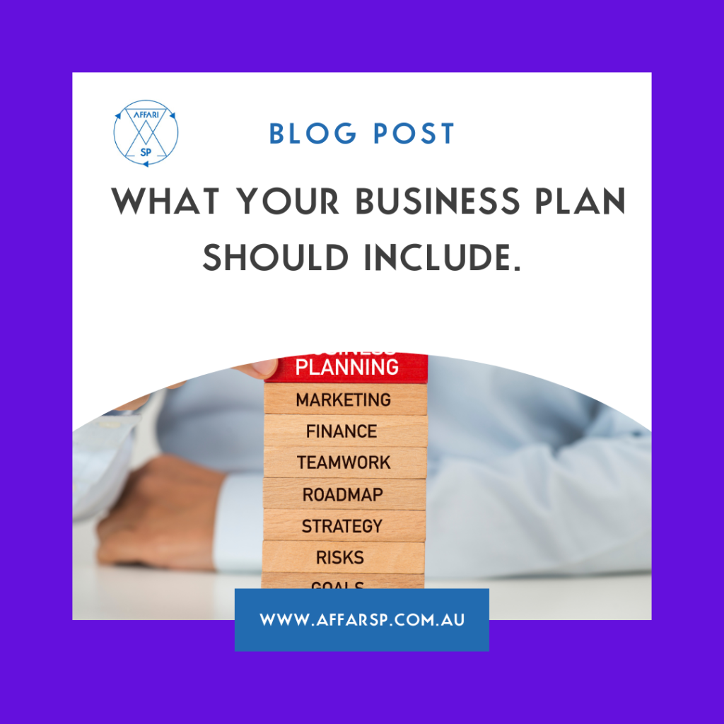 What your business plan should include